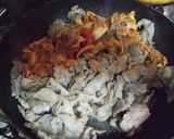 居酒屋の味！豚キムチーズ作り方2写真