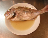 清湯清蒸魚（蒸し魚の澄ましスープかけ）作り方19写真
