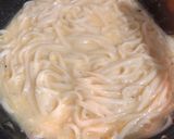 ほんだしで濃厚カルボうどん作り方8写真
