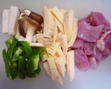 鶏肉のレッドカレー作り方1写真