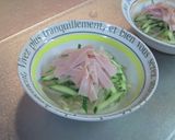 【簡単!】もやしとハムのごまれしょサラダ作り方5写真