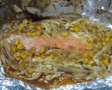 トースターで鮭のちゃんちゃん焼き風～。作り方4写真