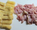 春がきました　タケノコご飯　油揚げ作り方2写真