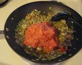ﾍﾙｼｰ新たまねぎのミートソースパスタ風作り方6写真