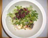 はなまるレシピ★サバ缶のカイワレ和え作り方3写真