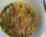 レンジ簡単梅味噌クリーム味オムライス弁当作り方6写真