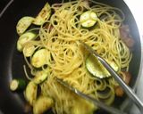 ズッキーニ＆ベーコンのバジルソースパスタ作り方5写真