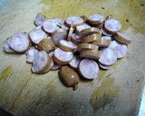 ECO　人参の葉とウインナーのかき揚げ作り方2写真