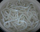 ♫豚肉と焦がしネギのつけうどん♫作り方1写真