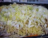 焼きそば焼肉のタレ入り作り方4写真