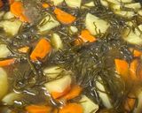 切り昆布とじゃがいもの煮物作り方2写真