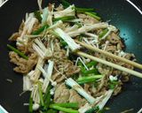 簡単★豚肉とエノキの炒め物作り方4写真