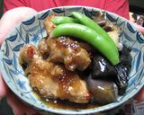 手羽元と茄子の揚げ煮作り方11写真