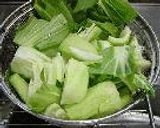 青梗菜のスープ作り方1写真