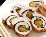 カンタン＆ヘルシーカラフルチキンロール作り方5写真
