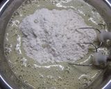 21㎝型シフォンケーキ(よもぎ)作り方5写真