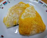 チーズとろっ♪目玉焼きinチーズベーコン作り方4写真