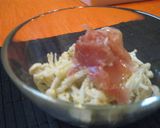 簡単♪えのきと生ハムのオリーブ和え作り方5写真