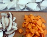 大根とそぼろのスープ作り方1写真
