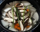 大根とそぼろのスープ作り方3写真