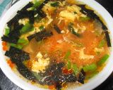 のっけるだけ♪韓国風スープ飯作り方2写真