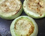 立派な玉ズッキーニのステーキ〜厚揚げを添えて〜作り方11写真