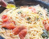 まるごとトマトクリームパスタ作り方3写真