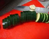 海老とズッキーニのバルサミコサラダ作り方1写真