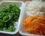 ☆エコな野菜のきんぴら☆作り方1写真