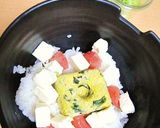 濃厚クリームチーズとたらこの洋風スープ飯作り方1写真