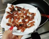 ほうれん草とカリカリベーコンのサラダ作り方3写真