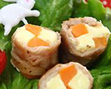 お弁当に☆チーズの豚巻白ワインソテー作り方8写真