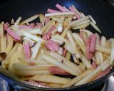 新じゃがでジャーマンポテト　スパムで！作り方5写真