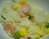 炊飯器で、ピラフ作り方2写真