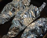 カロリー控えめ☆鮭とささみのホイル焼き♪作り方3写真