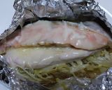 カロリー控えめ☆鮭とささみのホイル焼き♪作り方4写真