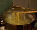 蕪とベーコンのホワイトクリームパスタ作り方5写真