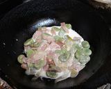 季節限定!そら豆のクリームパスタ作り方4写真