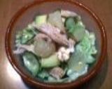 蒸し鶏とグレープフルーツのサラダ（バルサミコドレッシング）作り方5写真