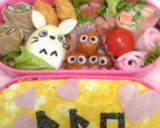 トトロ＆まっくろくろすけ★キャラ弁おかず作り方5写真