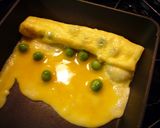 お弁当に✿グリンピースの出汁巻き玉子作り方3写真