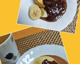 ★低糖質！🍌と🍫ソース添えおからケーキ♪作り方7写真