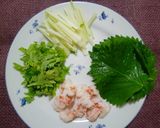 我家の生春巻き♪in春雨とエビ作り方1写真