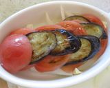 居酒屋風☆なすとトマトのチーズ焼き作り方3写真