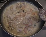 シーフードクリームパスタ作り方5写真