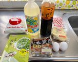 ウインナーと卵🥚の麺つゆマヨ炒め😃作り方1写真