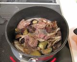 キムチが合う☆甘辛茄子牛丼作り方4写真