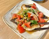 魚屋レシピ＊イサキとトマトの香味だれ作り方7写真