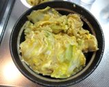 さっぱりキャベツカツ丼♪作り方7写真