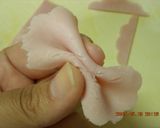 お弁当に♡フリフリリボンのハム作り方3写真